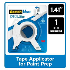 2 PACK NEW Scotch Blue Painters Tape With Applicator 1.41 in x 20 yd