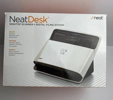 NeatDesk Desktop Scanner Digital Filing System with CD, Cables & Guide
