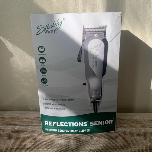 Wahl 8501 Professional Reflections Senior Clipper Metal Housing Chrome Lid V9000