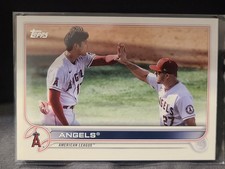 2022 Topps Series 1 - Mike Trout, Shohei Ohtani #159 Los Angeles Angels