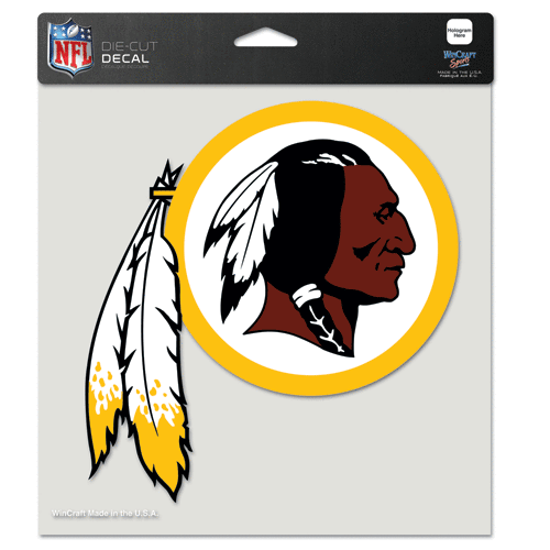 WASHINGTON REDSKINS LOGO 8"X8" COLOR DIE CUT DECAL BRAND NEW WINCRAFT 👀🏈 - Picture 1 of 1