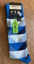 New ALFANI Men's Crew Socks, Shoe Size 7-12, Socks 10-13, Blue