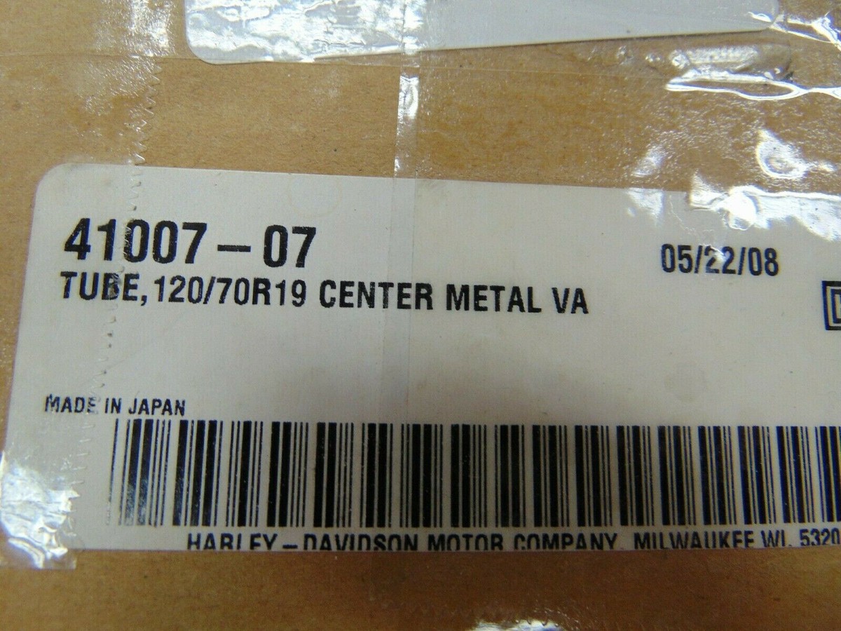HARLEY Davidson Part P/N 41007-07 CENTER METAL VALVE TUBE 120