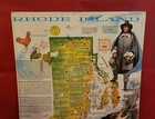 VINTAGE 1960 RHODE ISLAND STATE HISTORY PROVIDENCE 17X22" CLASSROOM WALL POSTER — photo 2