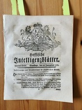 1775 Zeitung 4 Graßmann z Sinzlowa Kolbatz Żelisławiec Lauterbach Oberroßbach