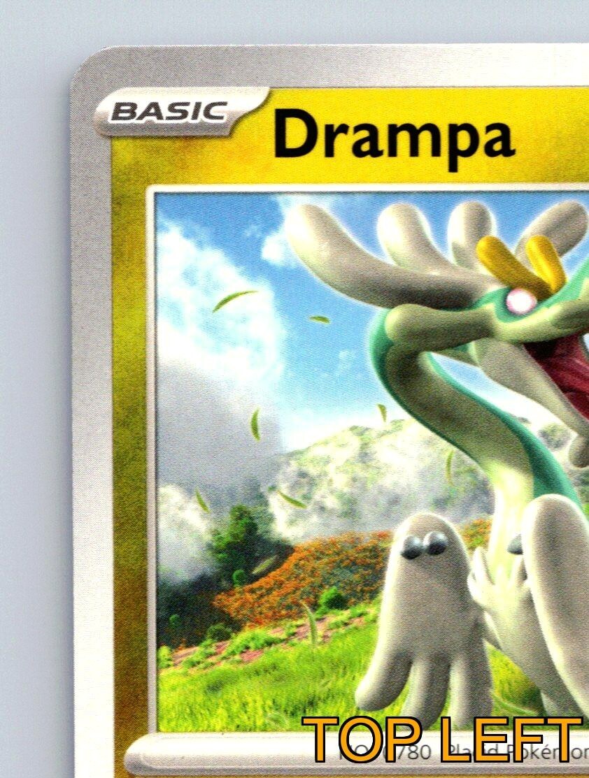 Drampa HP 120 Outrage Attack Damage Rarity Yellow Pokémon Card
