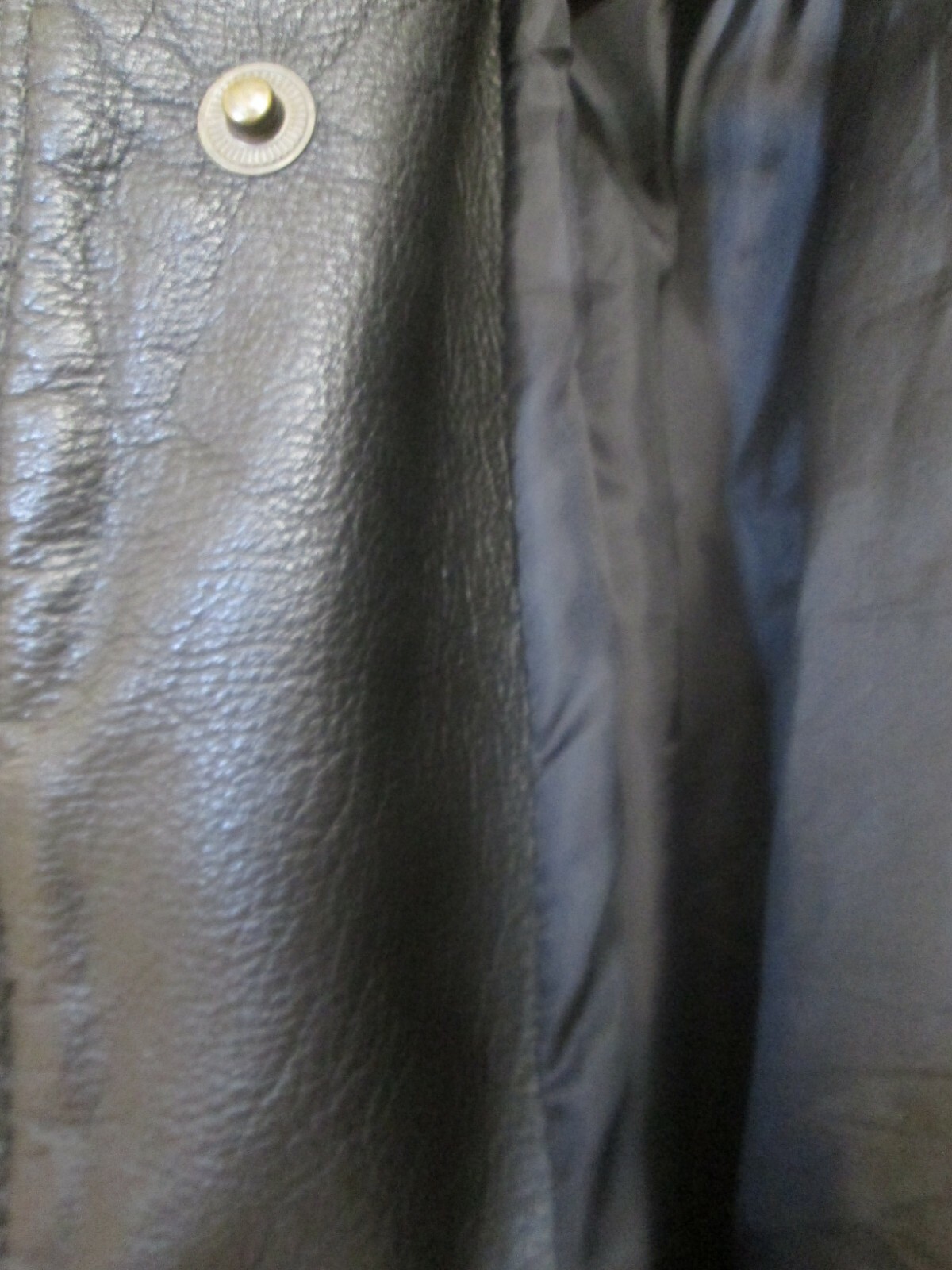 NYC WHET BLU MEN'S HEAVY LEATHER JACKET COAT BLACK L… Gem