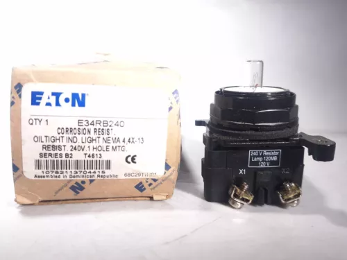 EATON CUTLER HAMMER E34RB240 OILTIGHT INDICATING LIGHT 240V - 2 AVAILABLE