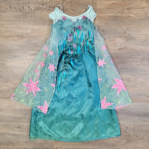 Vestido De Verano Disney Store Frozen Elsa Niñas Talla EE. UU. 9/10 Disfraz  Vestido | eBay