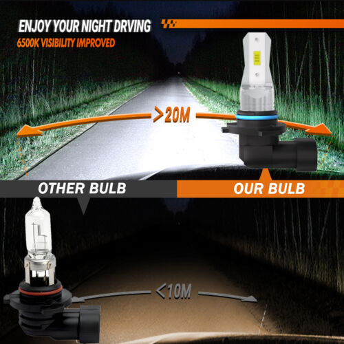 For Toyota Corolla 2009-2014 2015 2016 LED Headlight High Low Fog Light Bulbs 6x - Foto 2 di 14