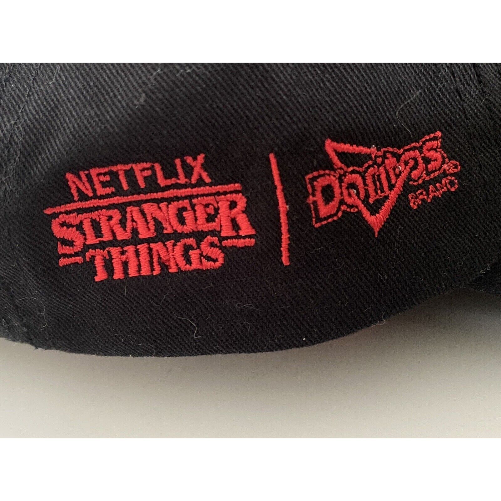 Stranger Things Black Red Adjustable Trucker Cap … - image 15