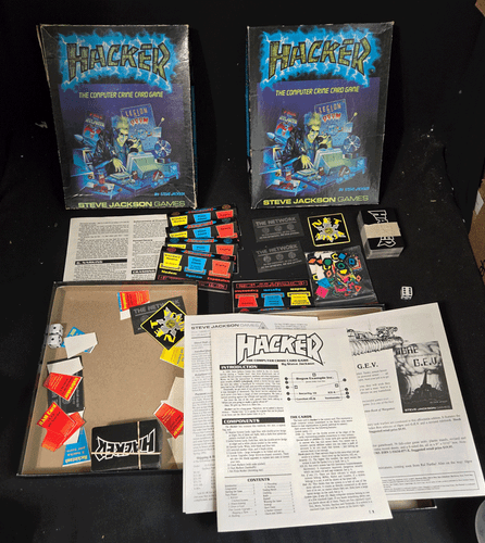 Steve Jackson Juego Hacker & Hacker II Juegos de Cartas de Estrategia Solo Repuestos - Imagen 4 de 4