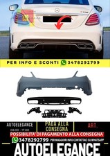 Paraurti posteriore C63 AMG restyling per Mercedes Classe C (W205) Berlina (2014