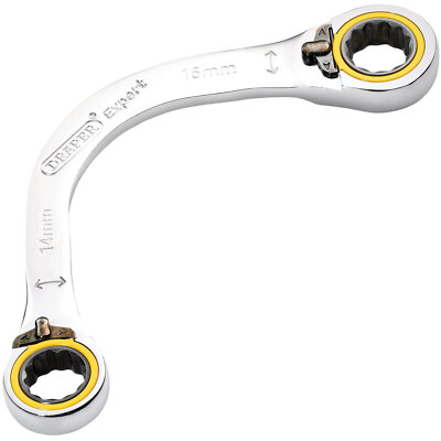 Draper Expert 03935 HI-TORQ  2-Ring R. Half Moon Spanner 14x16mm