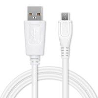 Usb Kabel Samsung SM-P605 Galaxy Note 10.1 Edition 2014 0,95M Ladekabel Weiß