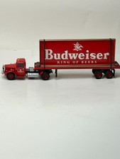 Corgi 1:50 Scale 50706 1950's Mack LJ Semi Truck with Budweiser Sign on Trailer