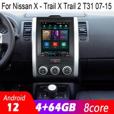 12.1" Touchscreen Radio Android Gps Navigation Carplay For Nissan X-trail 07 15