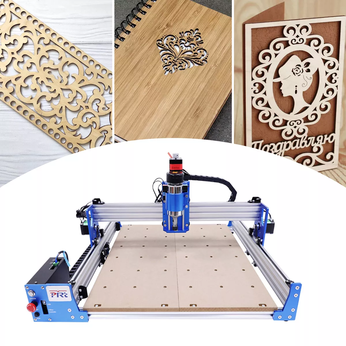 3 Axis 4040 USB CNC Router Engraver Desktop Wood Milling Engraving Machine  100W