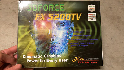 Jaton NVIDIA GeForce FX 5200 (VIDEO228PCITV) 128MB DDR SDRAM PCI Graphics...