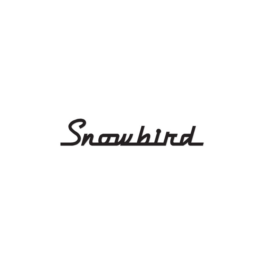 Snowbird Ski Resort Vinyl Sticker – White Decal For Winter Sports Lovers - View #3