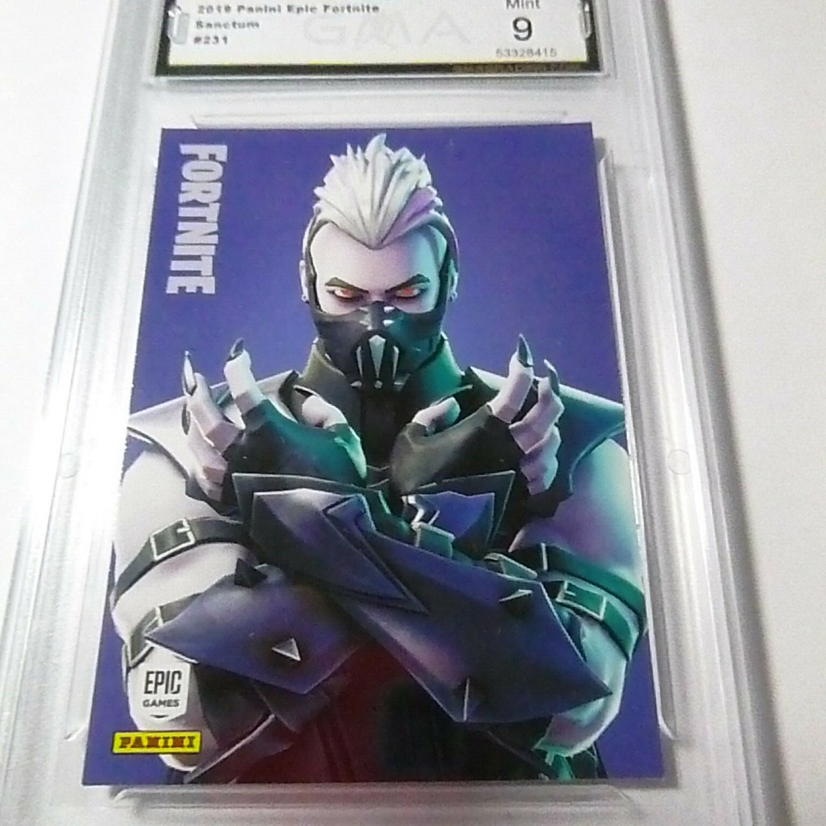 SANCTUM 2019 PANINI EPIC FORTNITE CARD # 231 GRADED 9 L@@@K SANCTUM 2019 PANINI EPIC FORTNITE CARD # 231 GRADED 9 L@@@K