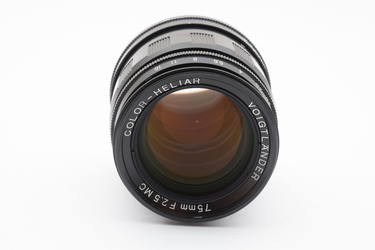 Voigtlander COLOR HELIAR 75mm f/2.5 MC Black L39 LTM Leica Voigtlander COLOR HELIAR 75mm f/2.5 MC Black L39 LTM Leica