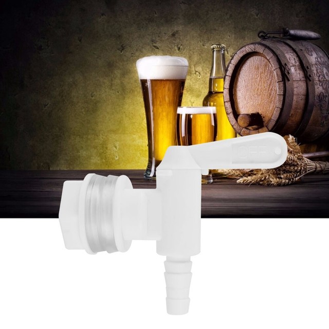 Plastic Drum Tap White Spigot Bucket Home Brewing Beer Barrel Keg Water