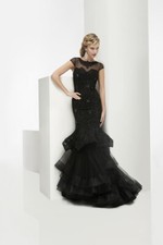 Jasz Couture 5971 Women's Dress Size 0 Black Prom Dress - New Tags Attached