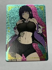 Hinata Hyuga Naruto Tattoo Girl ACG Goddess Story Waifu Card Girl Holo Anime Hot