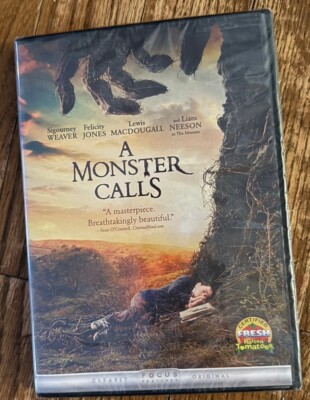 New Sealed 2017 A Monster Calls DVD Sigourney Weaver Liam Neeson Bonus ...