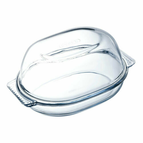 Vintage Rétro Jaj Pyrex Four Verre Large Assiette 24.8cm Noir Flocon