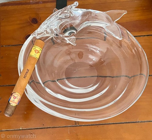 De Colección Belleza MURANO 🇮🇹 BARBINI CIGAR Cenicero Cuenco Plato CORAZÓN Arte GLaSs Italia años 50 - Imagen 17 de 24