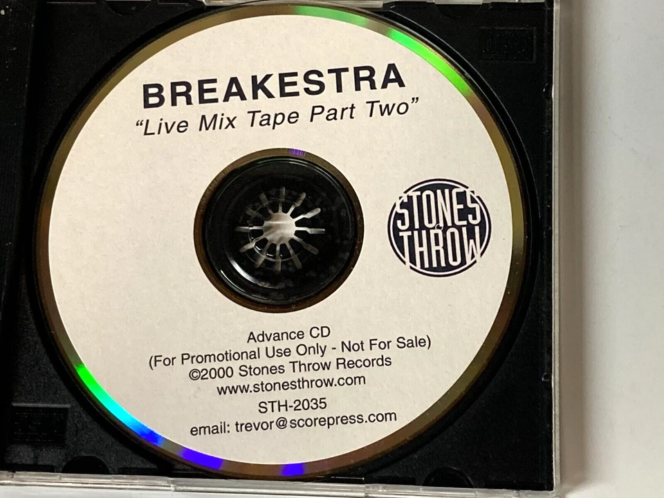 BREAKESTRA "Live Mix Part Two" RARE PROMO ADVANCE Stones Throw Funk SOUL 2000 Foto 3 de 3