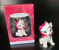 Hallmark - PUPPY LOVE- German Shepherd - Ornament 1999 - 9 in Series