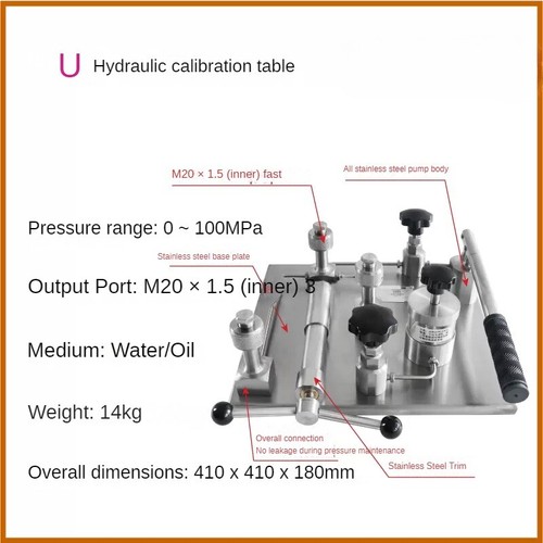 Portable Gas Pressure Pump Handheld Gas Pressure Source Calibration Station - Picture 25 of 27