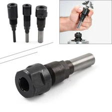 1/2" 1/4" 8mm Shank Engraving Machine Adapter Router Bit Collet Extension Rod