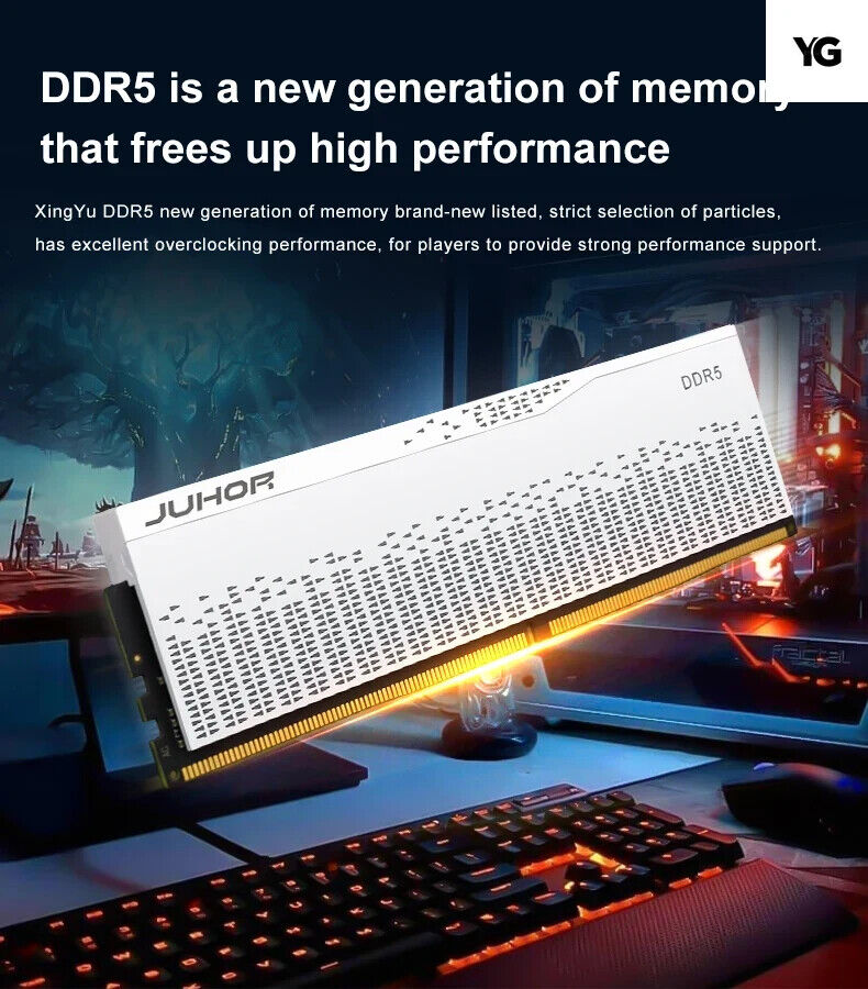 JUHOR Memoria Ram DDR5 RAM 16GB 32GB 5600MHz 6000MHz 6400MHz JUHOR Memoria Ram DDR5 RAM 16GB 32GB 5600MHz 6000MHz 6400MHz