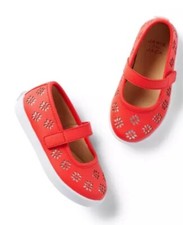Janie And Jack Girls EYELET SNEAKER Shoes Youth Size 1K