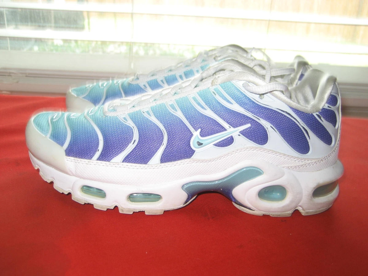 nike tn white bleached aqua