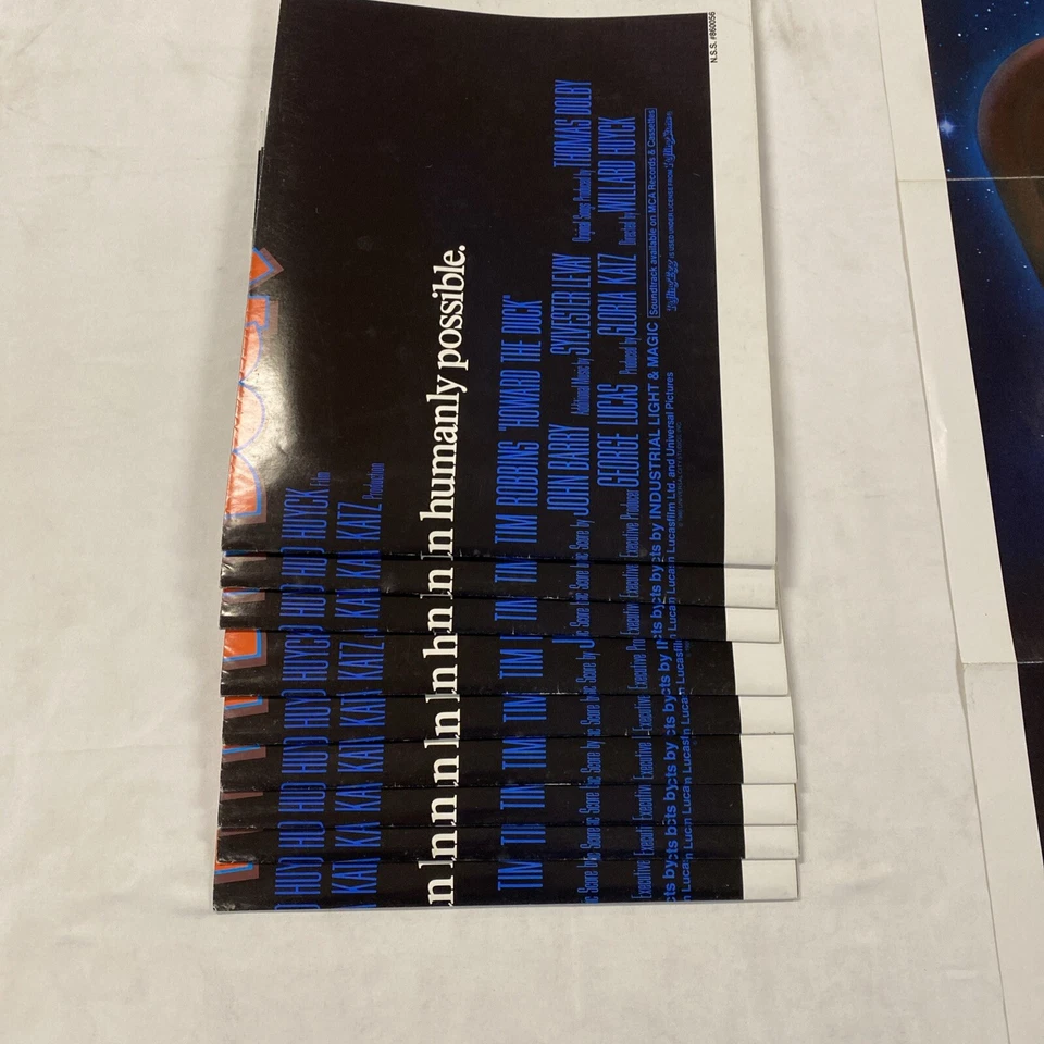 *NOS* 1986 HOWARD THE DUCK ORIGINAL UNUSED NSS 27x41 THEATRICAL MOVIE POSTER - Image 2 of 4