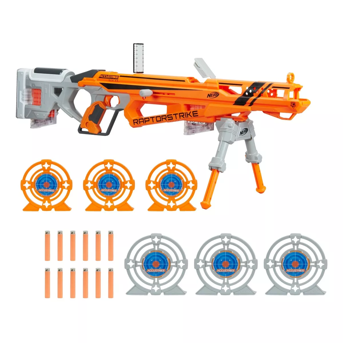 Lança Dardo Nerf Accustrike Raptorstrike - Hasbro em Promoção na