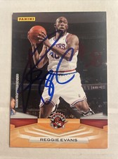 2009 Panini Reggie Evans Autographed Card Toronto Raptors #48 CB1629