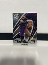 LeBron James Give and Go 2023-24 Panini Mosaic Basketball Card #3