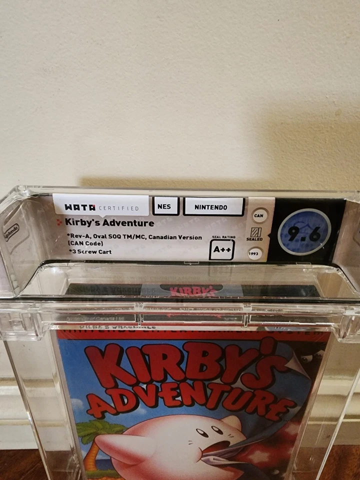 🔥 Kirby's Adventure Nintendo NES Sealed Game WATA Graded 9.6 A++ CGC VGA MINT🔥 - Image 2 of 4