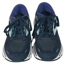 Brooks Ghost 14 Women's Running Shoes Navy Blue Mint Size 8.5 READ