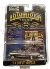 Revell Lowrider Magazine 1961 61 Chevy Impala Issue 210 Silver 164 Diecast Nib Revell Lowrider Magazine 1961 61 Chevy Impala Issue 210 Silver 164 Diecast Nib