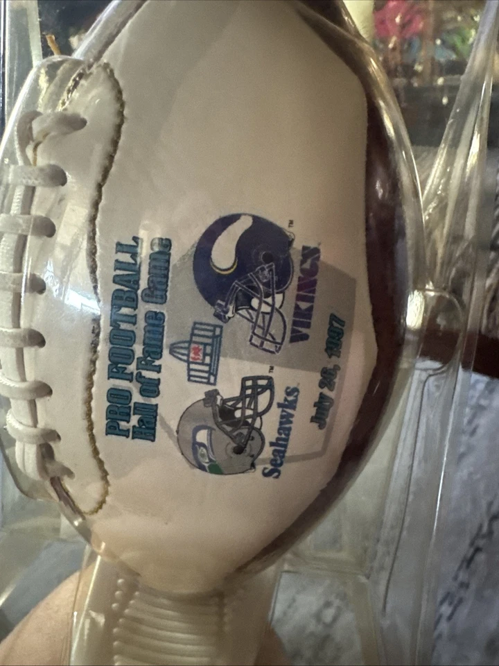 Nuevo Still In He Box Mini Juego de Salón de la Fama de Fútbol Americano Profesional 24 de julio de 1997 NFL Foto 4 de 4