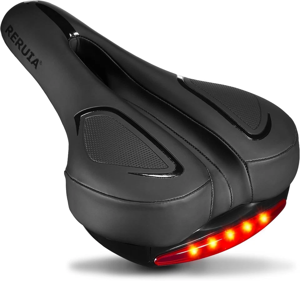 Ultimate Comfort Wide Bicycle Saddle - Waterproof Memory Foam Seat for All Bikes - Image 3 of 4