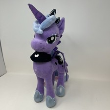 My Little Pony Nightmare Moon Unicorn Luna 14  Plush Aurora World Light Purple