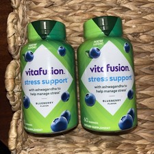 Vitafusion Ashwagandha Gummy Blueberry Flavor...